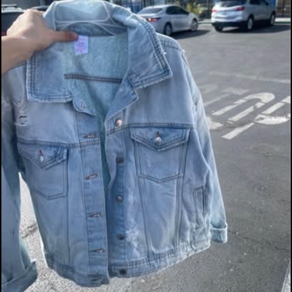No Boundaries Denim Jacket - Picture 1 of 1